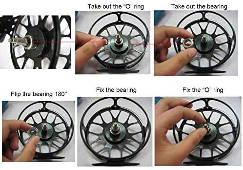 Riverruns Z Fly Fishing Reel Super Light Aluminum Second Generation Sealed Carbon Disc Super Larger Arbor 3/5, 5/7, 7/9 Ideal Both Fresh Water & Saltwater Fly Fishing Reel