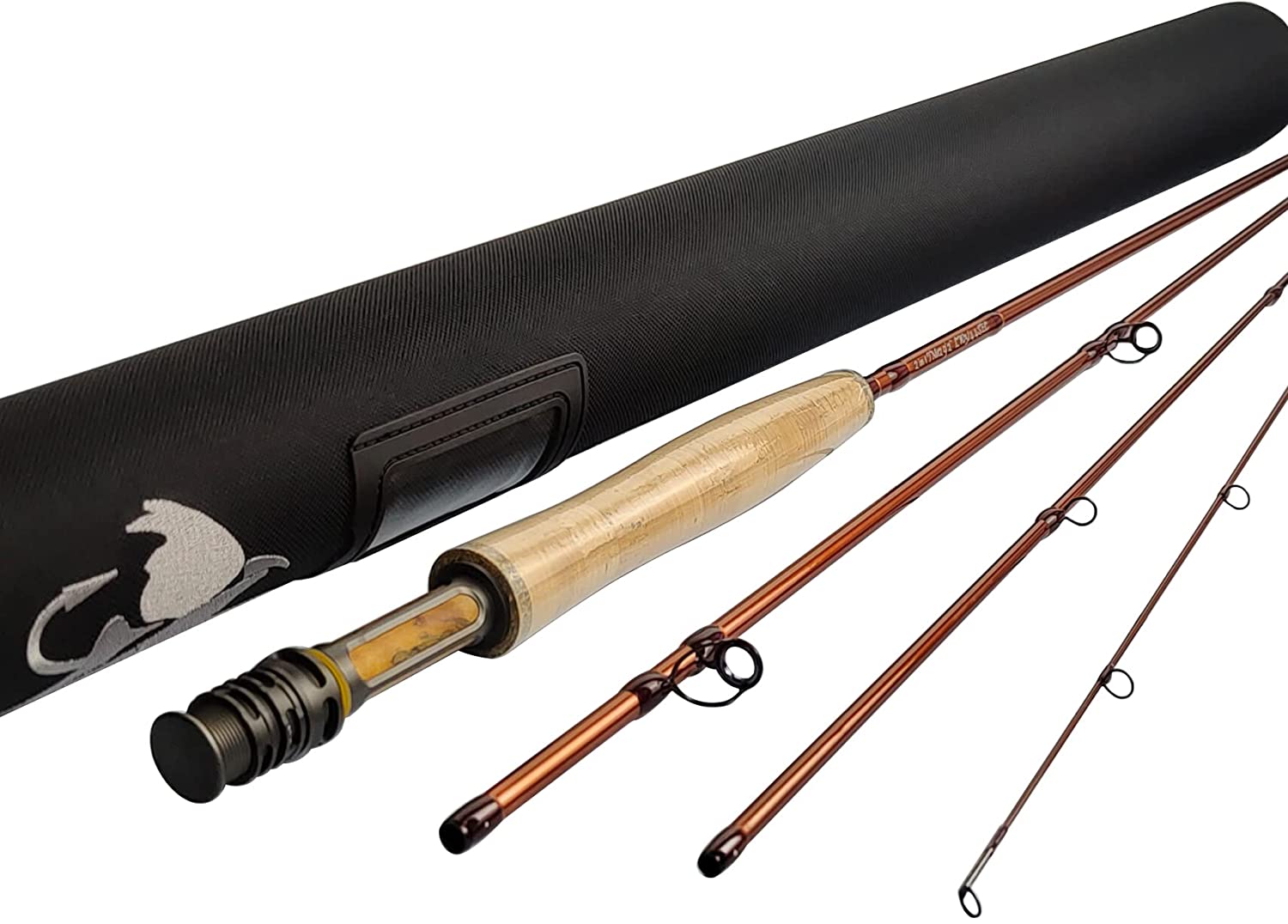 Aventik Z 2in1 Fly Fishing rods IM12 Nano Fast Action rods with Extra  Extension Section rods 9\\\'2\\\'\\\' LW3/4 4pc into 10'6” LW3/4 9' 5/6 4pc  into 10'4” LW5/6 Trout & Nymph Fly Rod