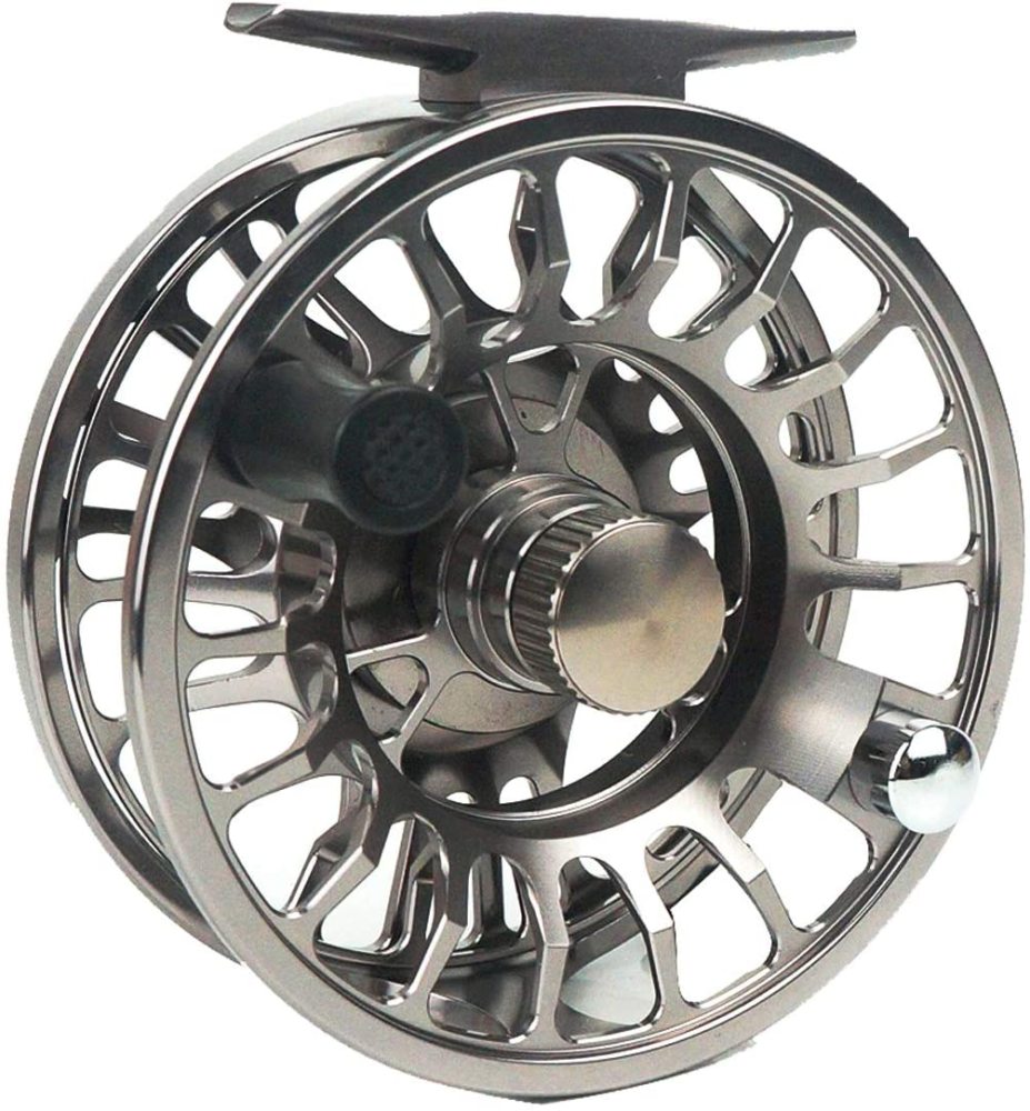 Riverruns Z Fly Fishing Reel Super Light Aluminum Second Generation Sealed Carbon Disc Super Larger Arbor 3/5, 5/7, 7/9 Ideal Both Fresh Water & Saltwater Fly Fishing Reel