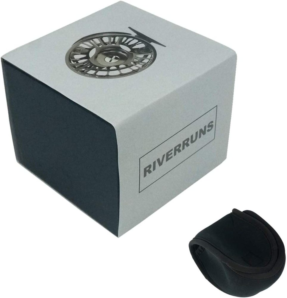 Riverruns Z Fly Fishing Reel Super Light Aluminum Second Generation Sealed Carbon Disc Super Larger Arbor 3/5, 5/7, 7/9 Ideal Both Fresh Water & Saltwater Fly Fishing Reel