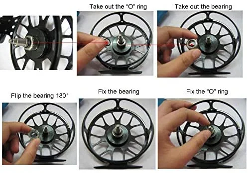 AVENTIK EUPHENG Z Riverruns Fly Fishing Reel Super Light Second Generation Sealed Carbon Disc Super Larger Arbor 3/5, 5/7, 7/9 Ideal Both Fresh Water & Saltwater Aluminum Fly Reel