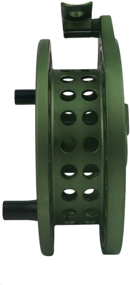 Roll over image to zoom in Z Aventik 2nd Generation High Reel Feet Center-Pin Floating Reel Aluminum Easy Line Through Fishing Reel