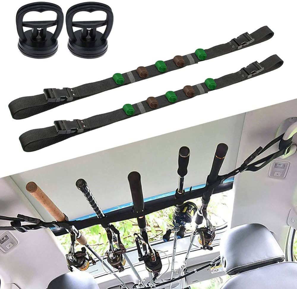 Aventik 15 Fishing Pole Rod Rack Holder Storage, Vehicle Fishing Rod Holder, Wall Rod Rack, Hold 8 Fishing Rod,12 Mini Rod Holder, Different Rod Rack for You to Choose