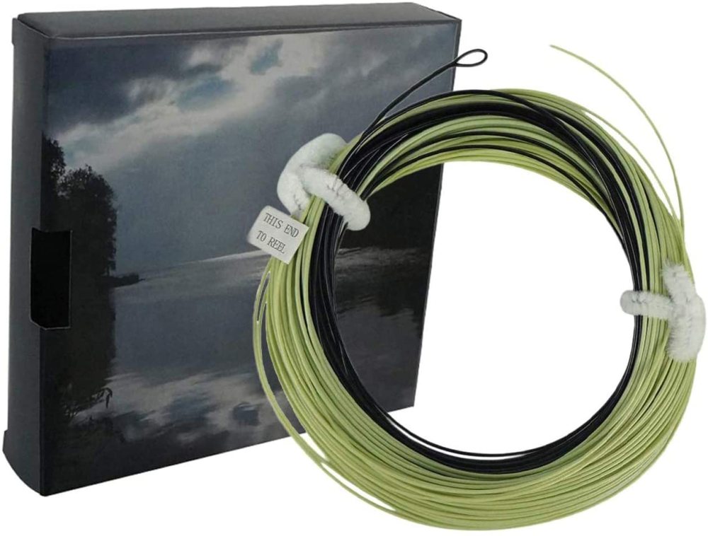 Aventik Fly Fishing Line Full Sinking Tip Weight Forward Fast Sinking Line with 2 Welded Loop IPS3/IPS5