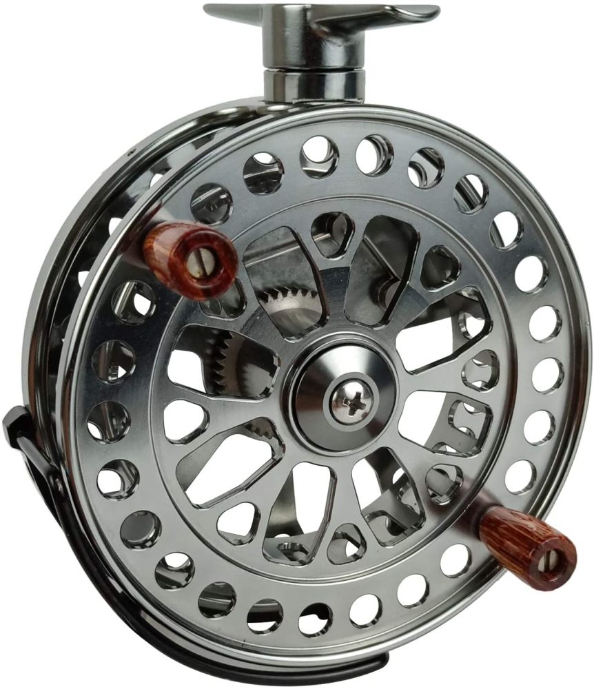 Z Aventik 2nd Generation High Reel Feet Center-Pin Floating Reel Aluminum Easy Line Through Fishing Reel