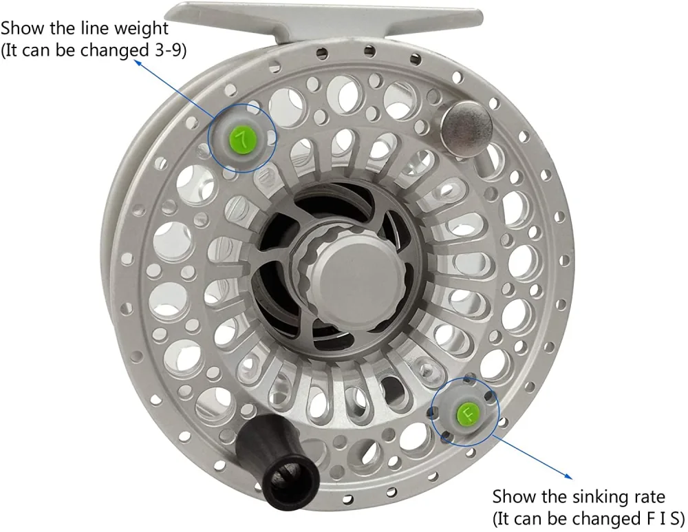 Aventik ECO Cassette CNC Machined Aluminium 5/7 Fly Reel with Two Extra  Spools