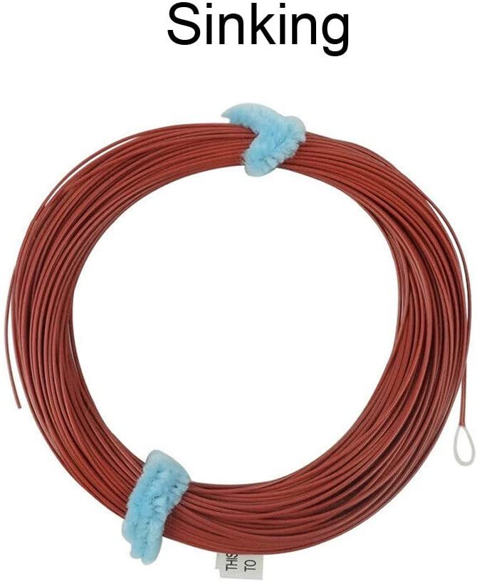 Aventik Full Sinking Line Fast Sinking Fly Fishing Lines Trout Lake Saltwater Fishing Line Exposed Loop