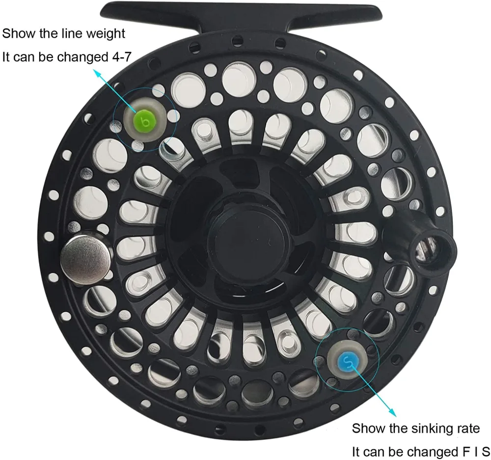 Aventik ECO Cassette CNC Machined Aluminium 5/7 Fly Reel with Two Extra  Spools