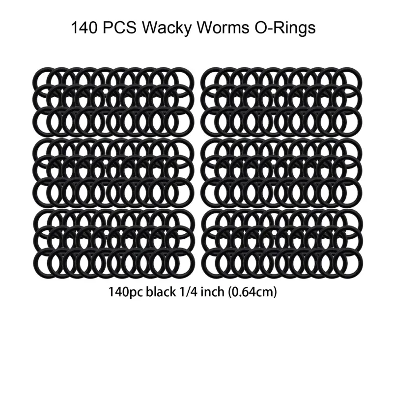 Aventik Wacky Worm Tool, Wacky O-Rings, Wacky Rigging, Wacky Worm Kit for Senko Stick Soft Baits