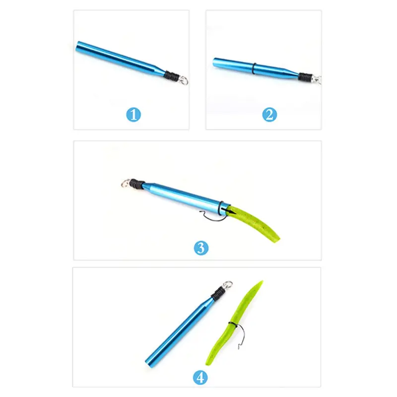 Aventik Wacky Worm Tool, Wacky O-Rings, Wacky Rigging, Wacky Worm Kit for Senko Stick Soft Baits