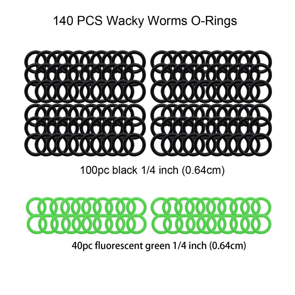 Aventik Wacky Worm Tool, Wacky O-Rings, Wacky Rigging, Wacky Worm Kit for Senko Stick Soft Baits