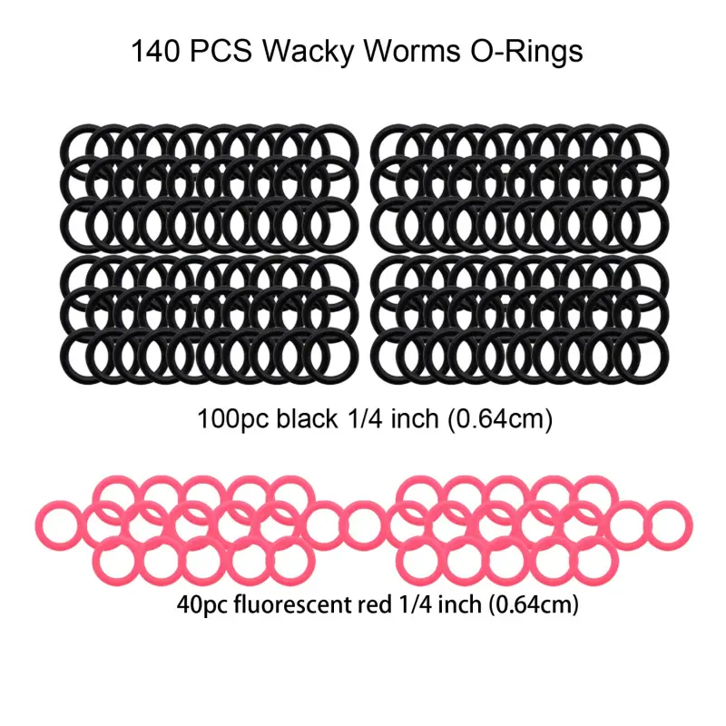 Aventik Wacky Worm Tool, Wacky O-Rings, Wacky Rigging, Wacky Worm Kit for Senko Stick Soft Baits