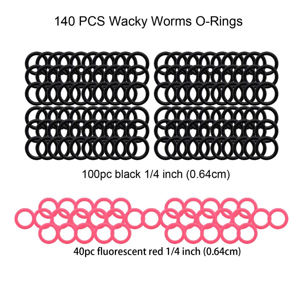 Aventik Wacky Worm Tool, Wacky O-Rings, Wacky Rigging, Wacky Worm Kit for Senko Stick Soft Baits
