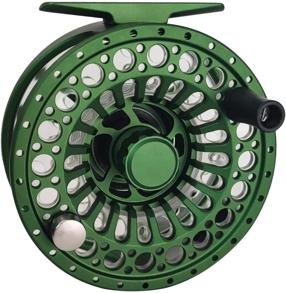 aventik z fly reel Center Drag System Classic III Graphite Large Arbor Sizes 3/4, 5/6, 7/8 Fly Fishing Reels (5/6), Reels Aventik ECO Cassette CNC Machined