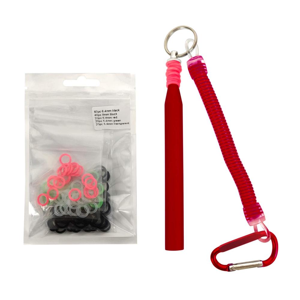 Aventik Wacky Worm Tool, Wacky O-Rings, Wacky Rigging, Wacky Worm Kit for Senko Stick Soft Baits
