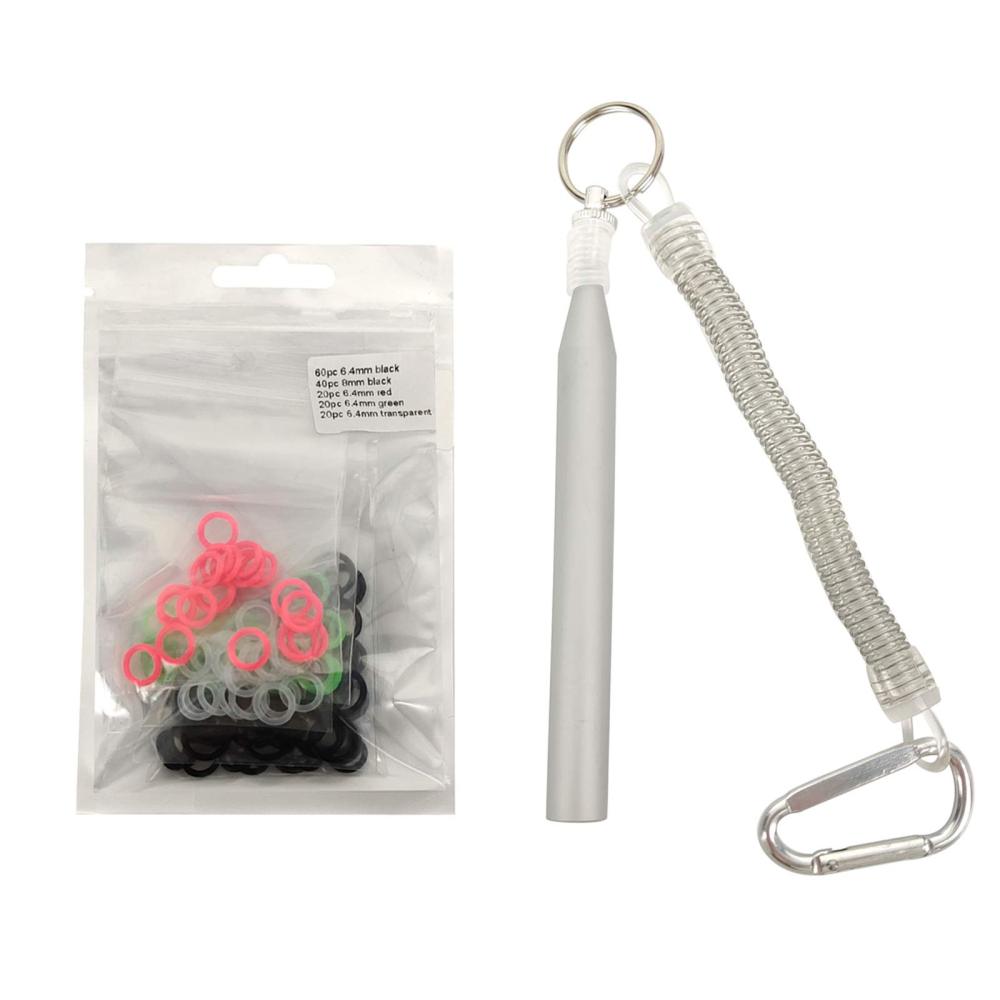 Aventik Wacky Worm Tool, Wacky O-Rings, Wacky Rigging, Wacky Worm Kit for Senko Stick Soft Baits