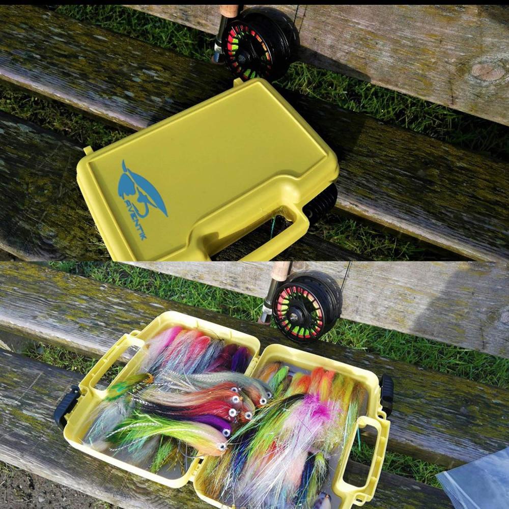 Aventik Riverruns Fly Tying Kit- Fly Tying Vise with 1 Steamer Box and 1 Pocket Fly Box, Excellent Combo for Fly Tying