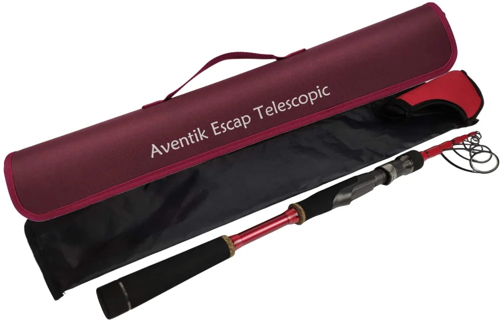 aventik z 2in1 fly fishing rods Aventik Spinning/Casting Rod Rough Fish Series Travel Rod High Module  Carbon Fast Action Light Weight Compact with Cordura Rod Tube