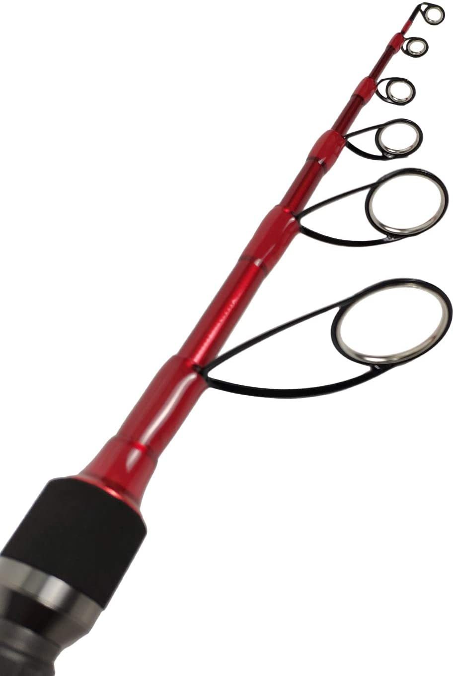 Z Aventik Spinning/Casting Rod Rough Fish Series Travel Rod High Module Carbon Fast Action Light Weight Compact with Cordura Rod Tube