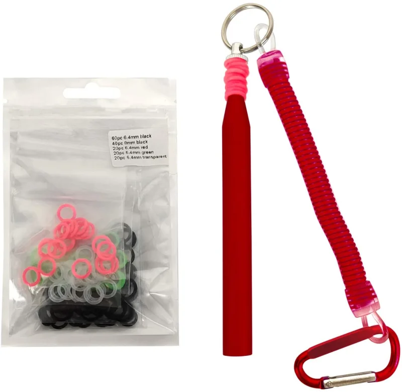 Aventik Wacky Worm Tool, Wacky O-Rings, Wacky Rigging, Wacky Worm Kit for Senko Stick Soft Baits