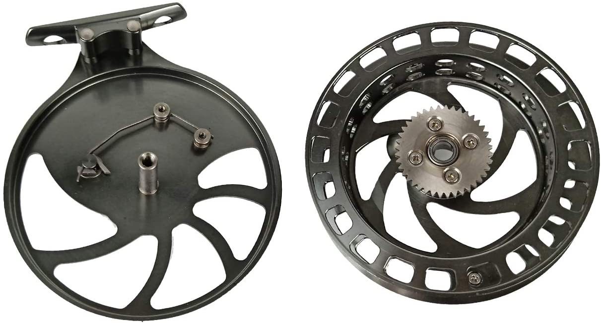 Z Aventik 2nd Generation High Reel Feet Center-Pin Floating Reel Aluminum Easy Line Through Fishing Reel