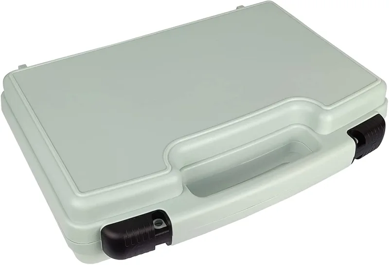 Streamer Fly Boxes Click Lock Large Streamer Foams Fishing Tackle Box Boating Fishing Box 10.43X8.27X3.15inch (Boat box M-Grey)