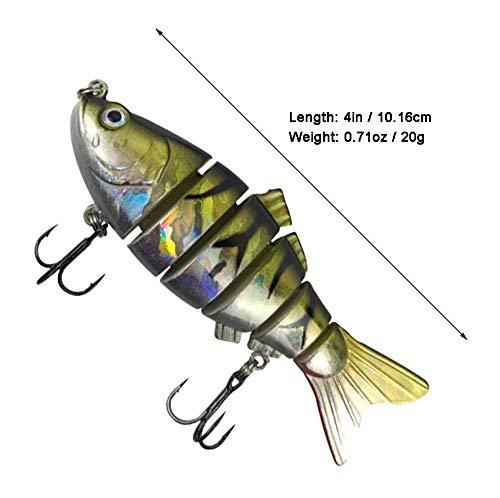 Eupheng Fishing Lure Bass Lure Kit Topwater Multi Sections Artificial Baits Lures Hard Trout Pike Lures