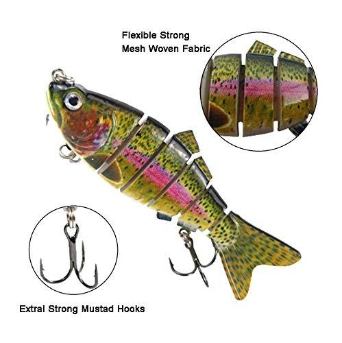 Eupheng Fishing Lure Bass Lure Kit Topwater Multi Sections Artificial Baits Lures Hard Trout Pike Lures