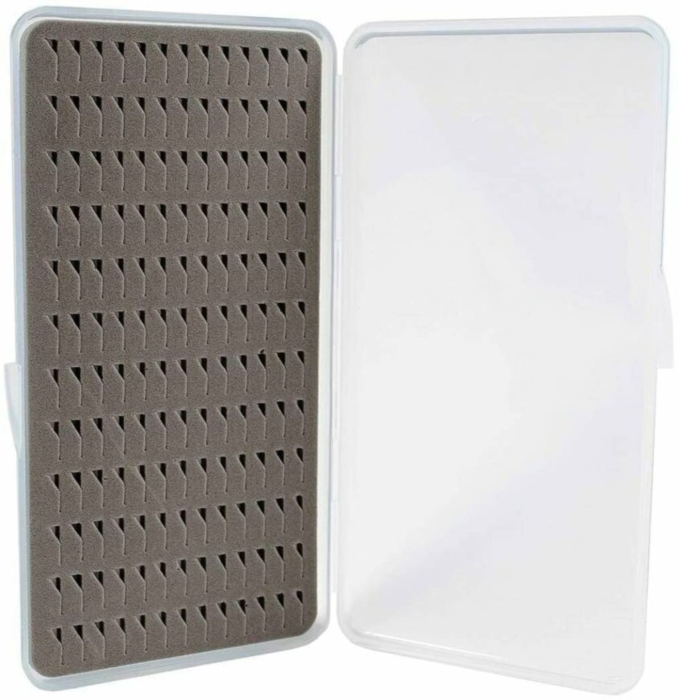 Fly Fishing Boxes Super Slim Fishing Storage Fishing Tackle Case (Easy grip foam-6.2x3.8x0.9inch)