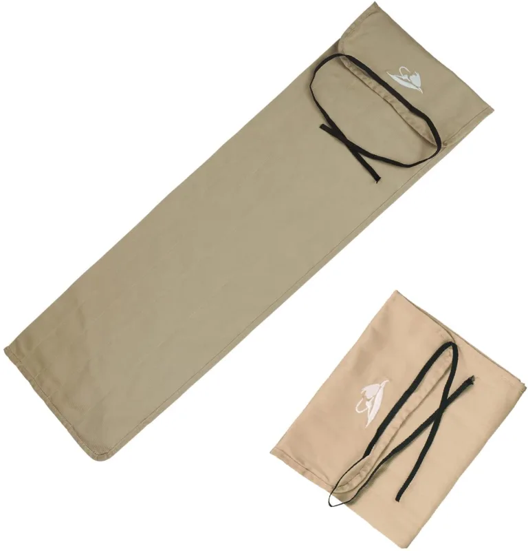 Eupheng Cotton Cloth Fly Fishing Rod Sleeve Cover Pole Sock Glove Protector Bag Pouch with 5 Compartments