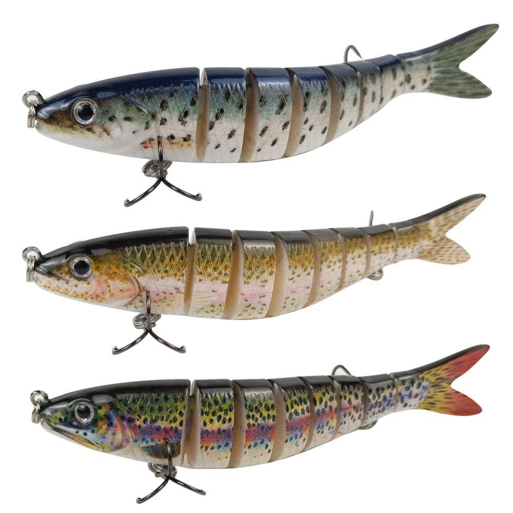 Eupheng Fishing Lure Bass Lure Kit Topwater Multi Sections Artificial Baits Lures Hard Trout Pike Lures