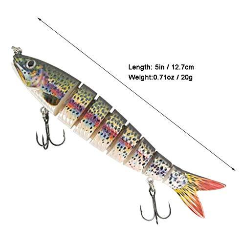 Eupheng Fishing Lure Bass Lure Kit Topwater Multi Sections Artificial Baits Lures Hard Trout Pike Lures