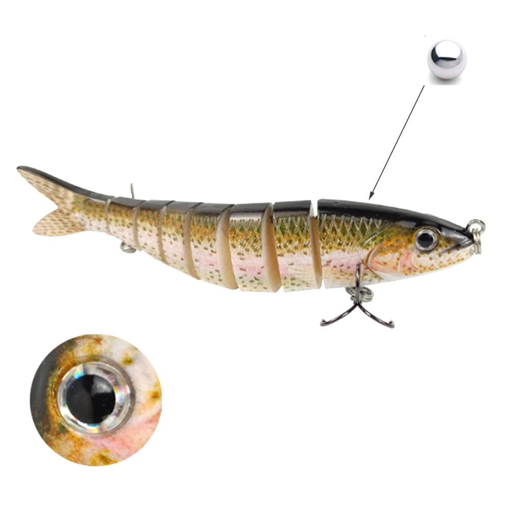 Eupheng Fishing Lure Bass Lure Kit Topwater Multi Sections Artificial Baits Lures Hard Trout Pike Lures