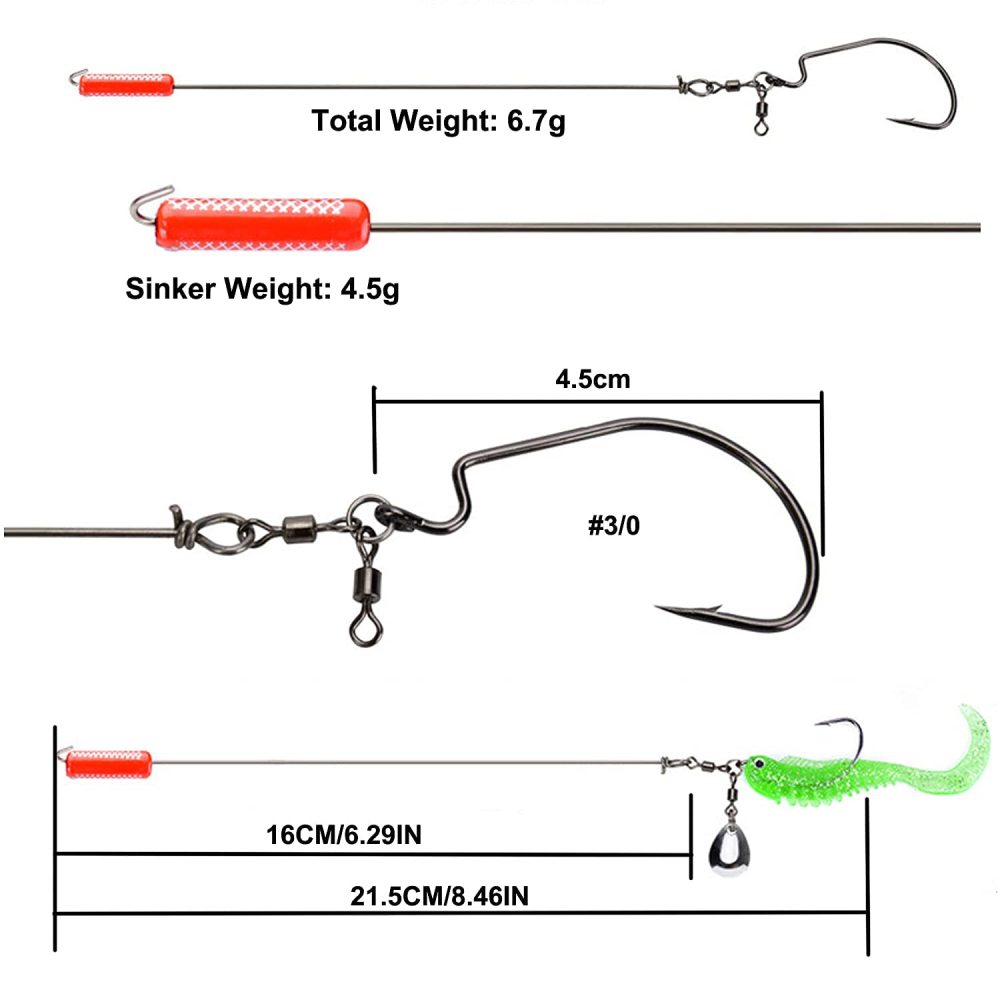 Eupheng Frog Lures Kit Topwater Topwater Fishing Lures for Bass Pike Snakehead Dogfish