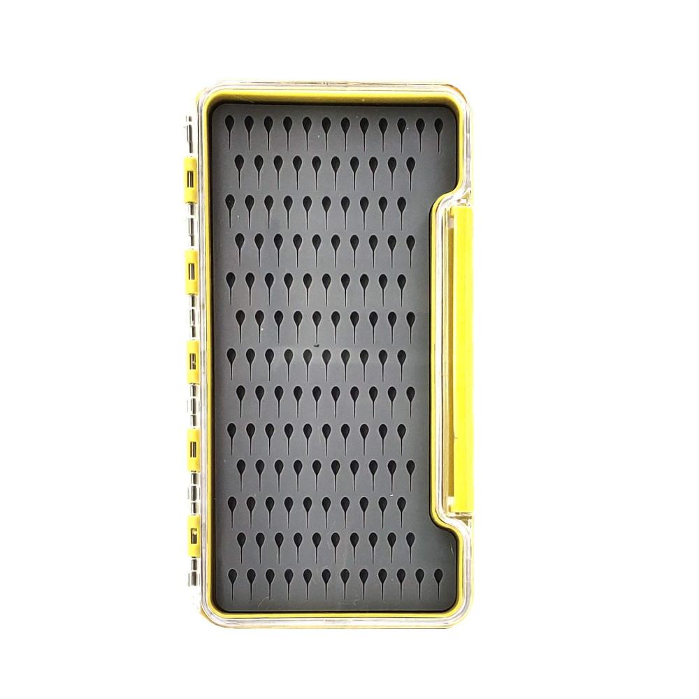 Aventik Fly Fishing Boxes Silicone Super Slim Fishing Storage Fishing Tackle Case Waterproof Best Pocket Sizes