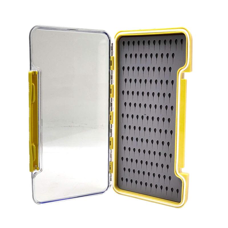 Aventik Fly Fishing Boxes Silicone Super Slim Fishing Storage Fishing Tackle Case Waterproof Best Pocket Sizes
