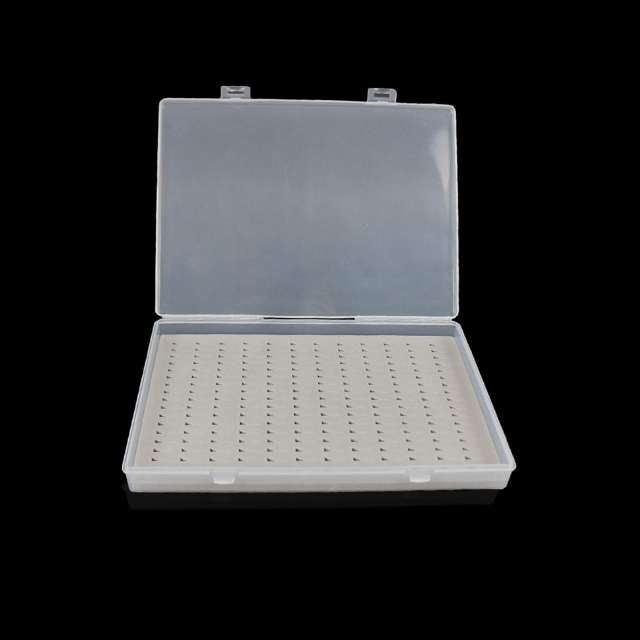 Aventik Super Large Capacity Fly Boxes Slim Foam Clear Lid PP Collection Fishing Boxes Competition Fishing Hook Tackle Boxes