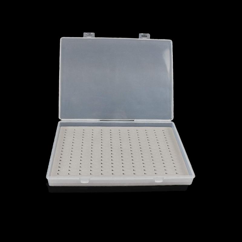 Aventik Super Large Capacity Fly Boxes Slim Foam Clear Lid PP Collection Fishing Boxes Competition Fishing Hook Tackle Boxes