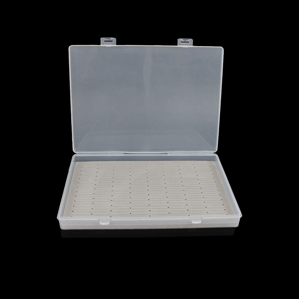 Aventik Super Large Capacity Fly Boxes Slim Foam Clear Lid PP Collection Fishing Boxes Competition Fishing Hook Tackle Boxes