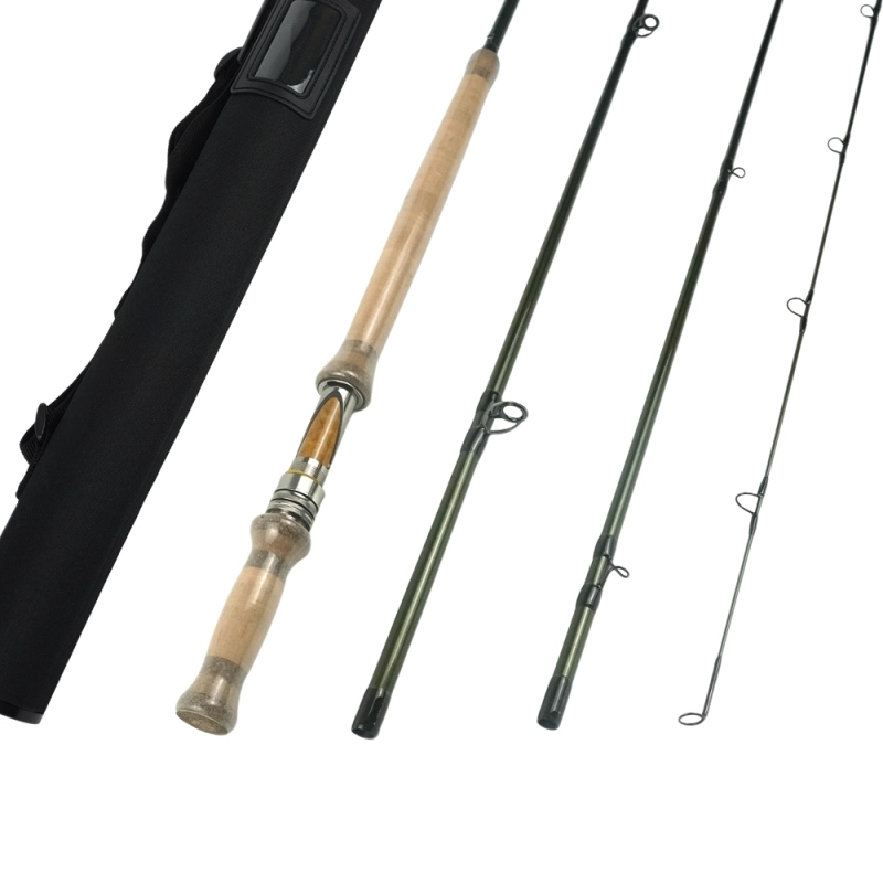 Aventik 11'6'' 4sec Double Hand Switch Rods Fly Rods with Extra Tip Fly  fishing Rod Super Light Fly Fishing Rod Fast Action