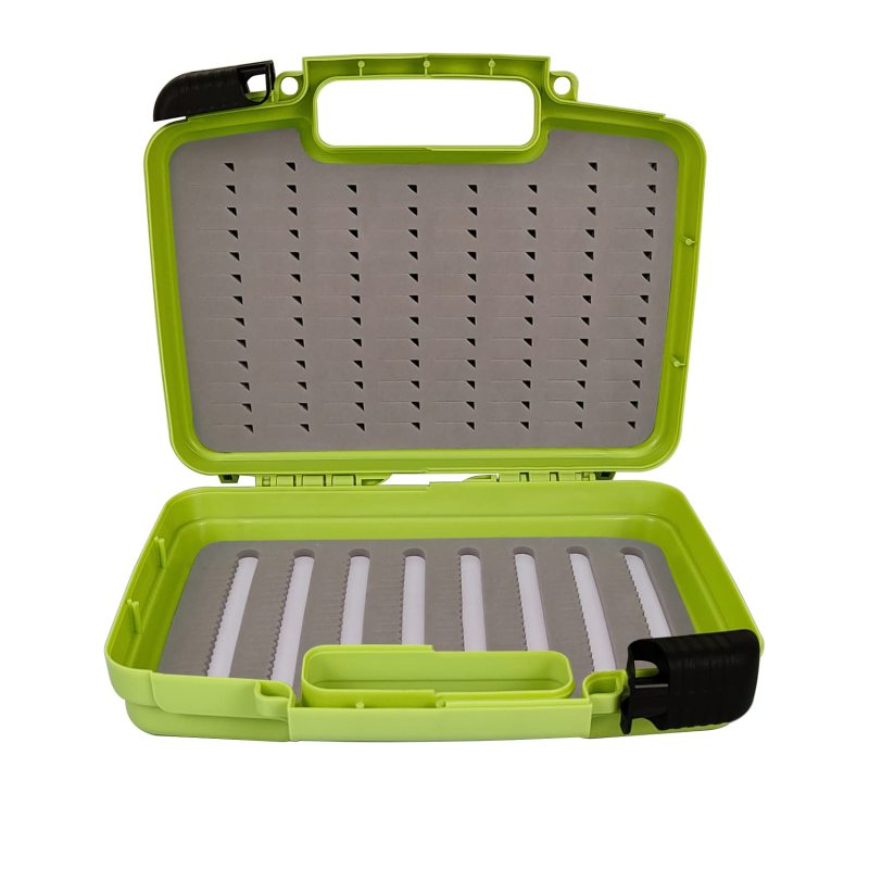 Aventik Streamer Fly Boxes Click Lock Large Streamer Flies Foams Fishing Tackle Box Boating Fishing Boxes 14X11X3.35inch/10.43X8.27X3.15inch