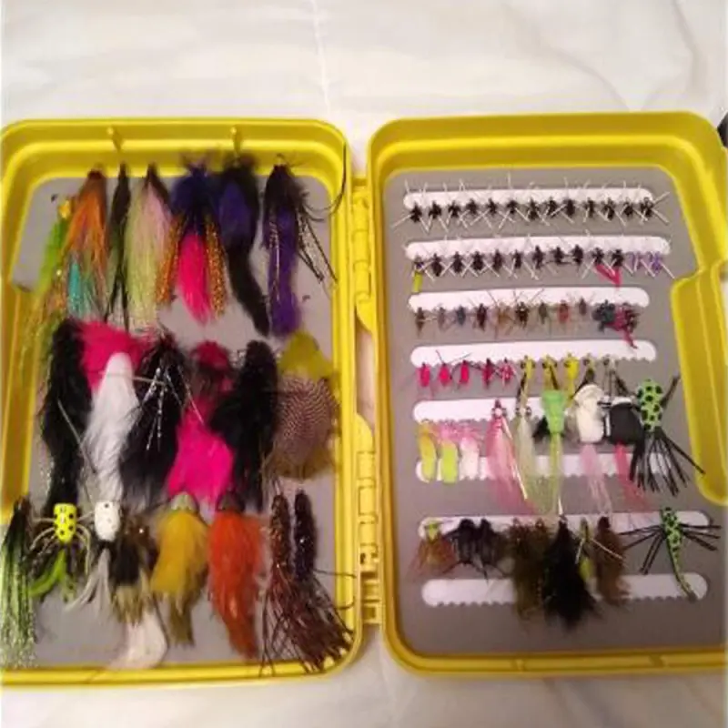 Aventik Streamer Fly Boxes Click Lock Large Streamer Flies Foams Fishing Tackle Box Boating Fishing Boxes 14X11X3.35inch/10.43X8.27X3.15inch