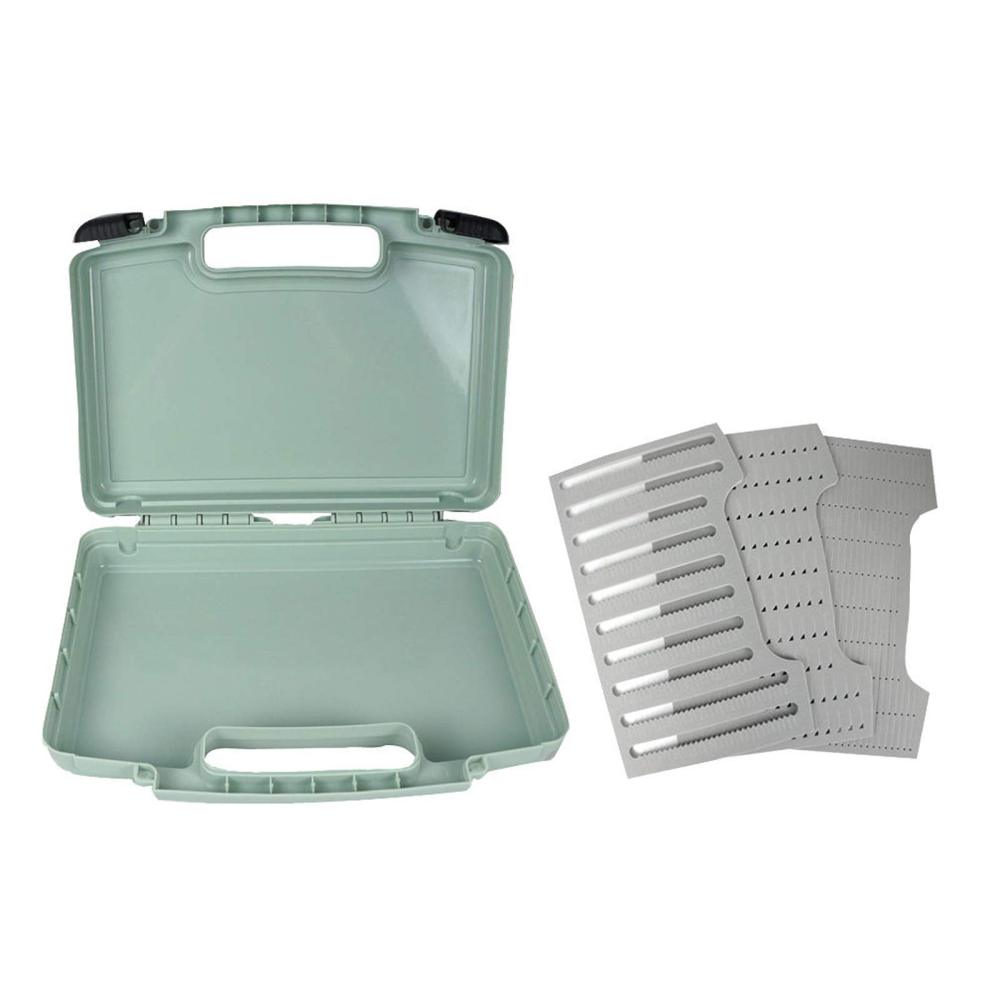Aventik Streamer Fly Boxes Click Lock Large Streamer Flies Foams Fishing Tackle Box Boating Fishing Boxes 14X11X3.35inch/10.43X8.27X3.15inch