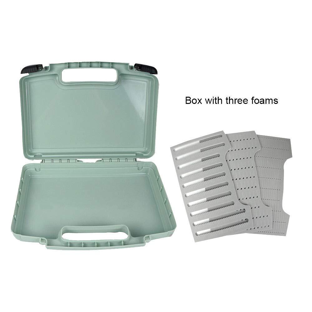 Aventik Streamer Fly Boxes Click Lock Large Streamer Flies Foams Fishing Tackle Box Boating Fishing Boxes 14X11X3.35inch/10.43X8.27X3.15inch