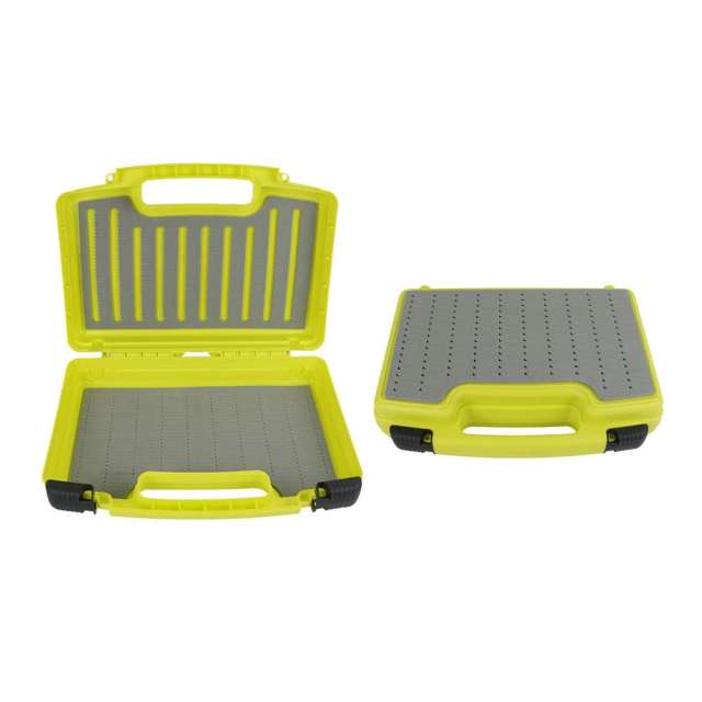 Aventik Streamer Fly Boxes Click Lock Large Streamer Flies Foams Fishing Tackle Box Boating Fishing Boxes 14X11X3.35inch/10.43X8.27X3.15inch