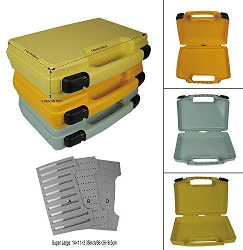 Aventik Streamer Fly Boxes Click Lock Large Streamer Flies Foams Fishing Tackle Box Boating Fishing Boxes 14X11X3.35inch/10.43X8.27X3.15inch