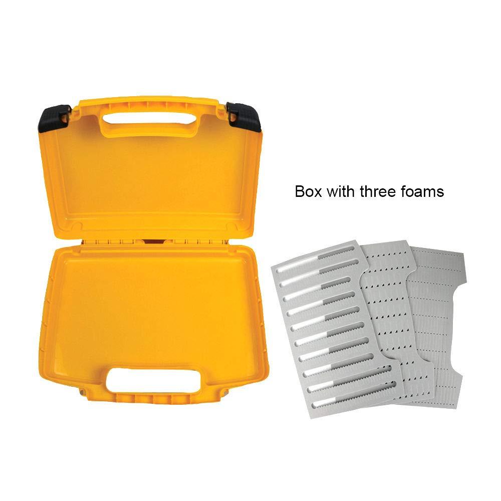 Aventik Streamer Fly Boxes Click Lock Large Streamer Flies Foams Fishing Tackle Box Boating Fishing Boxes 14X11X3.35inch/10.43X8.27X3.15inch