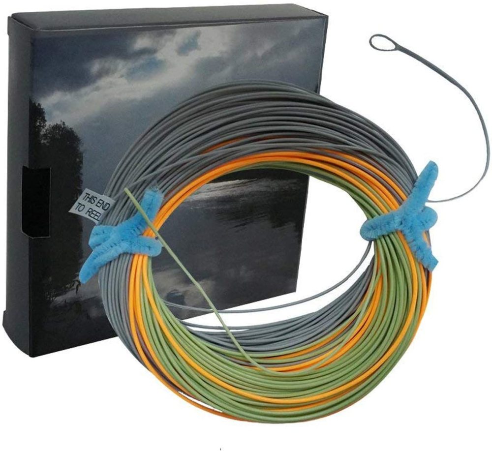 Aventik Fly Line Fishing Floating Line Percerption Line Weight Forward Fishing Line Ultra Low Stretch Core Loops Line Loading Zoom Welded Loops Line ID