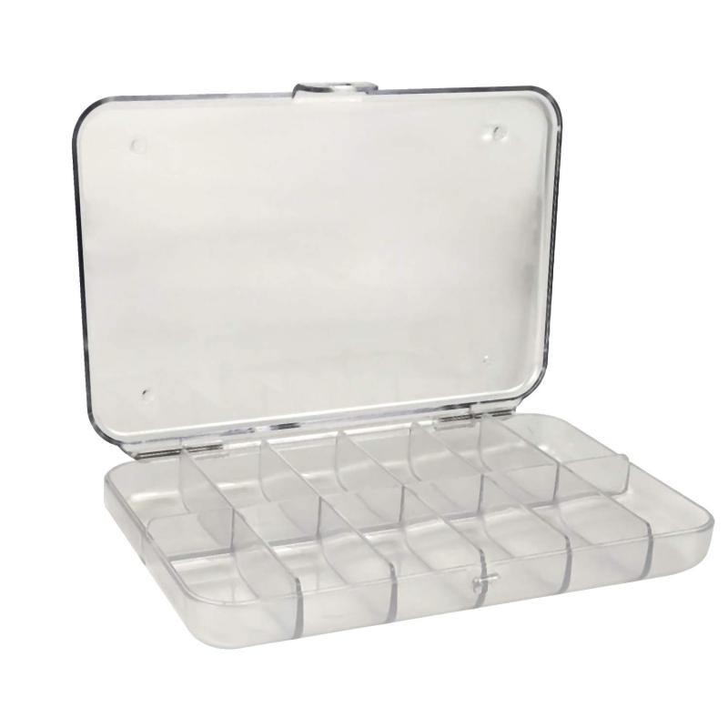 Aventik Polycarbonate PC Hook Box Fly Fishing Tackle Box Great Pocket Size Different Multi-Compartment Options7.52X5.24X1.08inch