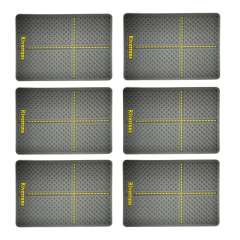 6pc mini silicone bead pad( 3.6*2.6inch)